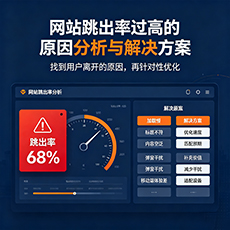 那曲建站-网站跳出率过高的原因分析与解决方案