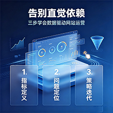 那曲建站-告别直觉依赖：三步学会数据驱动网站运营